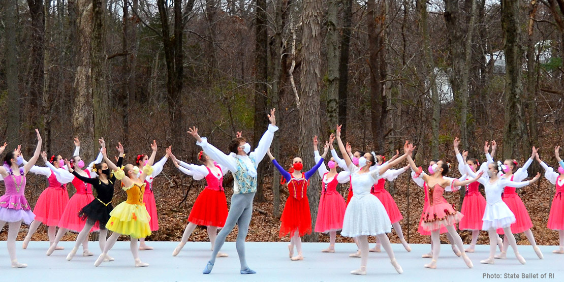 Outdoor dance performance