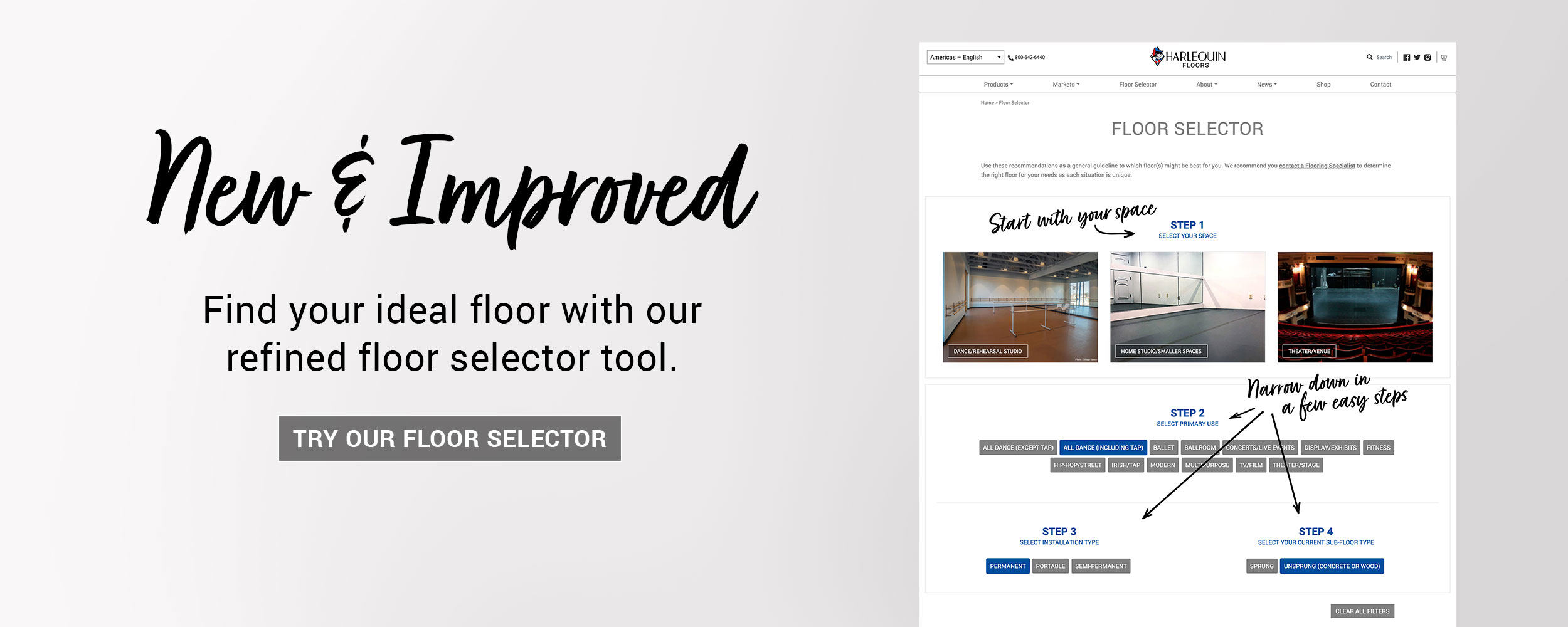 Floors for Dance, Theater, Stage and Entertainment Harlequin Floors